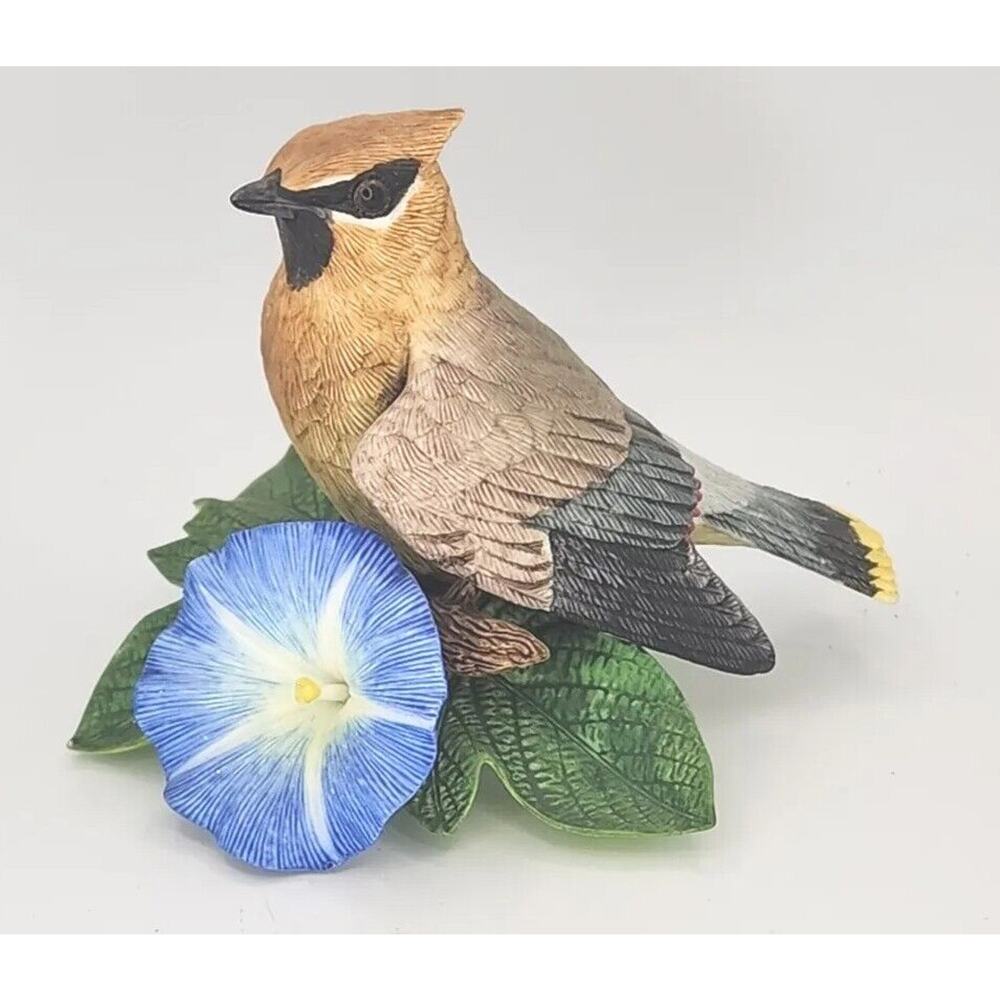Vintage 1988 Lenox Cedar Waxing Porcelain Bird Collection U252